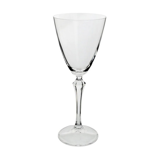 Imagem JOGO DE 6 TAÇAS PARA VINHO BRANCO EM CRISTAL ECOLÓGICO 190ML A21CM - BOHEMIA