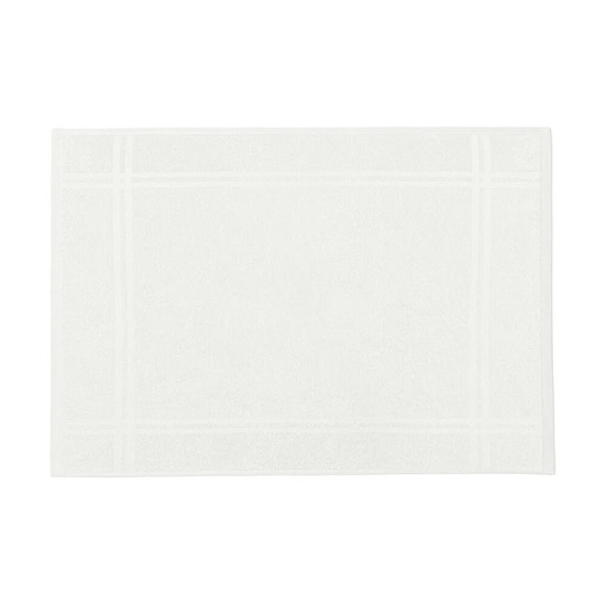 Imagem TOALHA DE PISO KARSTEN 100% ALGODÃO METRÓPOLE BRANCO 45CM X 65CM