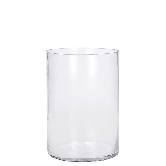 Imagem VASO DECORATIVO EM VIDRO TUBO TRANSPARENTE 15X15X20CM - GRILLO 