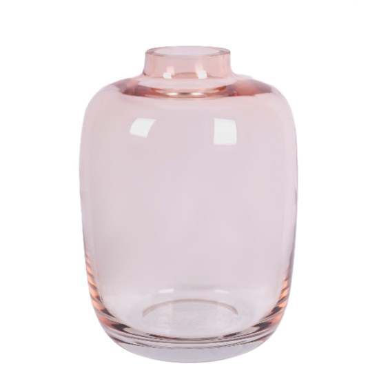 Imagem VASO DECORATIVO EM VIDRO COR ROSE 5X12X18CM - GRILLO 52736