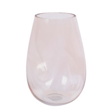 Imagem de VASO DECORATIVO EM VIDRO COR BEGE 10X14X24CM - GRILLO  - Grillo Ltda