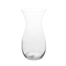 Imagem de VASO DECORATIVO DE VIDRO TRANSPARENTE 17X17X35CM - GRILLO 54757 - Grillo Ltda