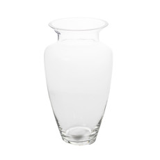 Imagem de VASO DECORATIVO DE VIDRO TRANSPARENTE 18X14X30CM - GRILLO 54760 - Grillo Ltda