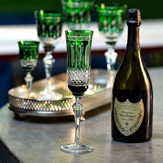 Imagem TAÇA DE CRISTAL STRAUSS CHAMPAGNE 240 ML - VERDE ESCURO