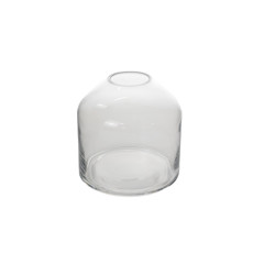 Imagem de VASO DECORATIVO DE VIDRO TRANSPARENTE 18X18X18CM - GRILLO 54753 - Grillo Ltda