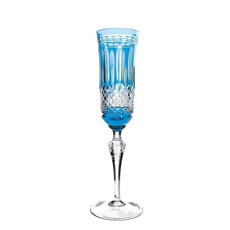 Imagem de JOGO DE 2 TAÇAS EM CRISTAL STRAUSS CHAMPAGNE 240 ML - AZUL CLARO  - Oxford Porcelanas S/A