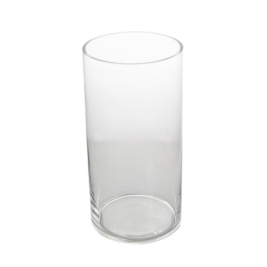 Imagem VASO DECORATIVO DE VIDRO TRANSPARENTE 15X15X30CM - GRILLO 54747