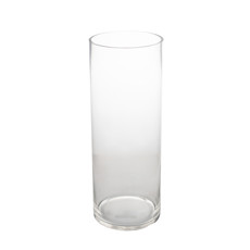 Imagem de VASO DECORATIVO EM VIDRO TRANSPARENTE 15X15X40CM - GRILLO 54748 - Grillo Ltda