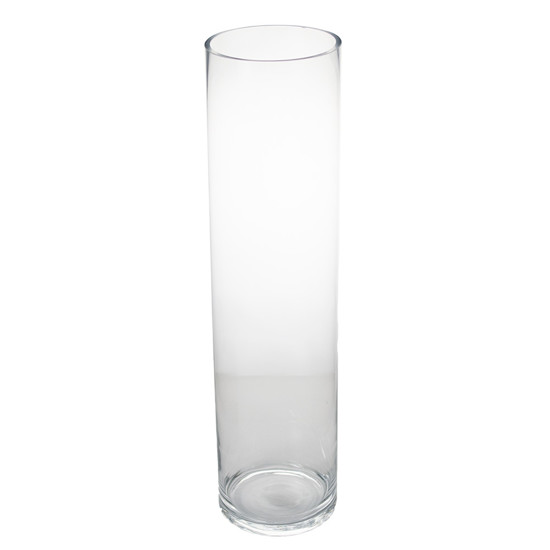 Imagem VASO DECORATIVO EM VIDRO TRANSPARENTE 15X15X60CM - GRILLO 54749