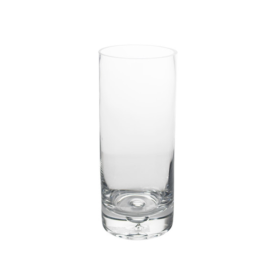 Imagem VASO DECORATIVO EM VIDRO TRANSPARENTE 12X12X30CM - GRILLO 54755