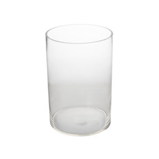 Imagem de VASO DECORATIVO EM VIDRO TRANSPARENTE 20X20X30CM - GRILLO 55125 - Grillo Ltda