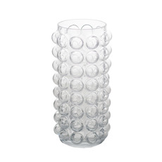 Imagem de VASO DECORATIVO EM VIDRO TRANSPARENTE 10X10X12CM - GRILLO 54728 - Grillo Ltda