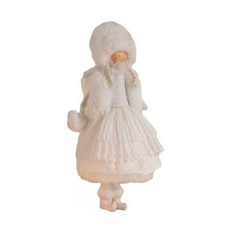 Imagem de BONECA DECORATIVA ANGEL EM PÉ COR BRANCO 20X20X49CM EM TECIDO - TOK DA CASA  - Oliver Comercio E Distribuicao De Artigo Domestico