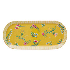 Imagem de TRAVESSA DE PORCELANA AMARELA 15X34X2CM - NUSA DUA - Srv Import Ltda 