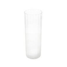 Imagem de VASO DECORATIVO DE VIDRO TRANSPARENTE 10X10X30CM - GRILLO 54196 - Grillo Ltda