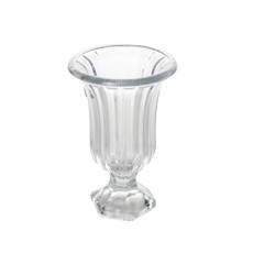 Imagem de VASO DECORATIVO DE VIDRO TRANSPARENTE 19X12,5CM - GRILLO 55169 - Grillo Ltda