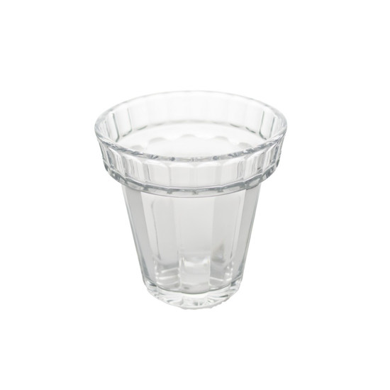 Imagem VASO DECORATIVO DE VIDRO TRANSPARENTE 16X15,5CM - GRILLO 55180