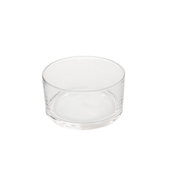 Imagem VASO DECORATIVO DE VIDRO TRANSPARENTE 15X15X8CM - GRILLO 54206