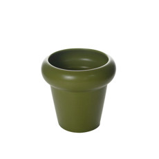 Imagem de VASO DECORATIVO DE CERÂMICA COR VERDE 12X12CM - GRILLO 54874 - Grillo Ltda