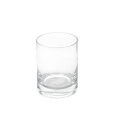 Imagem de VASO DECORATIVO DE VIDRO TRANSPARENTE 13,5X13,5X18CM - GRILLO 54284 - Grillo Ltda