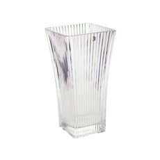 Imagem de VASO DECORATIVO DE VIDRO TRANSPARENTE 10X15X29CM - GRILLO 55188 - Grillo Ltda