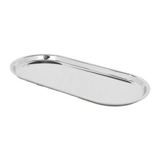 Imagem de BANDEJA SALVINHA OVAL DE INOX 25X12X0,1CM - RIVA  - Br Comercio De Utensilios Domesticos Eireli