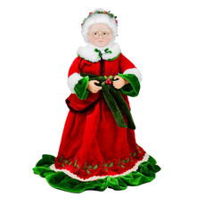 Imagem de MAMÃE NOEL DECORATIVA DELUX 45CM - CROSS  - Cross Comercial Ltda