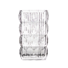 Imagem de VASO DECORATIVO DE VIDRO TRANSPARENTE 10X14X24,5CM - GRILLO 54232 - Grillo Ltda