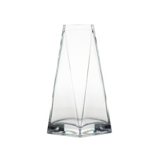 Imagem de VASO DECORATIVO DE VIDRO TRANSPARENTE 11X7X25CM - GRILLO 54722 - Grillo Ltda