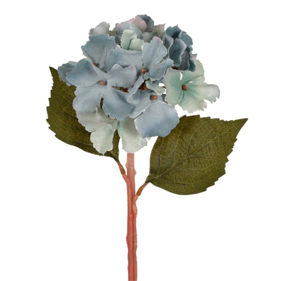 Imagem HASTE HORTENSIA SILVESTRE AZUL CLARO 14X33CM - GRILLO 53581