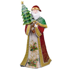 Imagem de FIGURA DECORATIVA DE NATAL EM MADREPEROLA E METAL 60CM - CROSS  - Cross Comercial Ltda