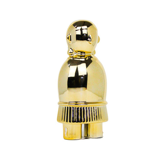 Imagem ESCULTURA DECORAÇÃO COR DOURADO 18CM - GRILLO 48372