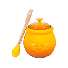 Imagem de POTE PARA MEL 450ML NECTAR EM CERÂMICA 15X13X13CM - LE CREUSET - Le Creuset Do Brasil Ltda 
