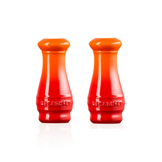 Imagem KIT SALEIRO & PIMENTEIRO 110ML COR LARANJA - LE CREUSET 