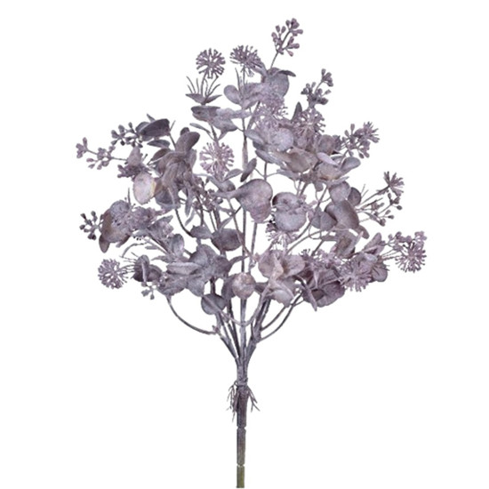 Imagem BUQUÊ MISTO FOLHAS E BERRIES LAVANDA OUTONO 25X36CM - GRILLO 55355