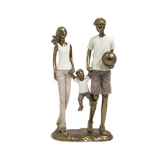 Imagem de FAMÍLIA FUTEBOL DECORATIVA DE RESINA 14X7,5X25CM - MABRUK  - Mabruk Importacao E Comercio Eireli