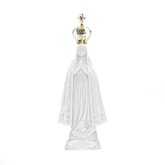 Imagem IMAGEM DECORATIVA NOSSA SENHORA APARECIDA COM COROA DOURADA 24CM - VIGORE