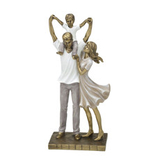 Imagem de ESCULTURA DECORATIVA EM RESINA FAMILIA 14X8,5X29,5CM - MABRUK  - Mabruk Importacao E Comercio Eireli