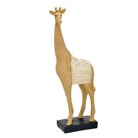 Imagem GIRAFA DECORATIVA DE RESINA 13X7,5X36CM - MABRUK 