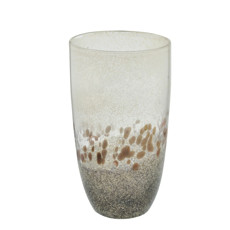 Imagem de VASO DECORATIVO EM VIDRO 15X15X30CM - MABRUK  - Mabruk Importacao E Comercio Eireli