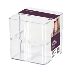 Imagem de ORGANIZADOR BISOTÊ TRANSPARENTE 10X10X10 CM PARAMOUNT - Paramount Ind E Com De Plast Ltda