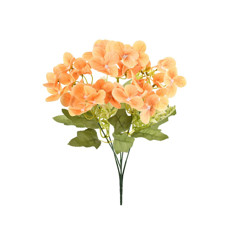 Imagem de BUQUÊ HORTENSIA X5 3D REAL TOQUE BEGE 5X35CM - GRILLO 54631 - Grillo Ltda