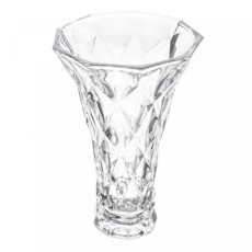 Imagem de VASO DECORATIVO DE VIDRO DIAMOND 15CM X 25CM - Coliseu Presentes Ltda