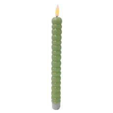 Imagem de JOGO DE 2 VELAS DECORATIVA COM LED MOVIDO A PILHA A24,50CM COR VERDE - Full Fit Industria Importacao E Comercio Ltda.