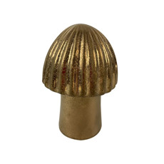 Imagem de COGUMELO DEWCORATIVO EM CERÂMICA COR DOURADO 25CM  - Cross Comercial Ltda