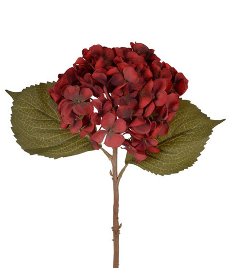 Imagem HASTE HORTENSIA SILVESTRE VERMELHO OUTONO 18X45CM - GRILLO 53580