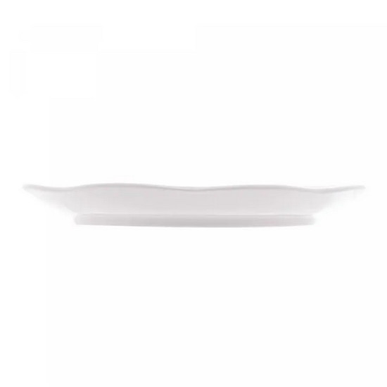 Imagem PRATO PARA SOBREMESA DE PORCELANA WAVE BRANCO 20CM