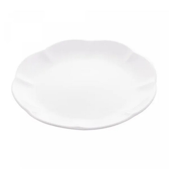 Imagem PRATO PARA SOBREMESA DE PORCELANA WAVE BRANCO 20CM