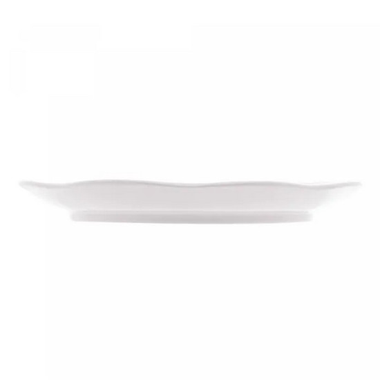 Imagem PRATO RASO DE PORCELANA WAVE BRANCO 27CM