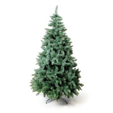 Imagem de ÁRVORE DE NATAL CRETA COM 964 HASTES COR VERDE 210CM  - Cromus Embalagens Ind. E Com. Ltda